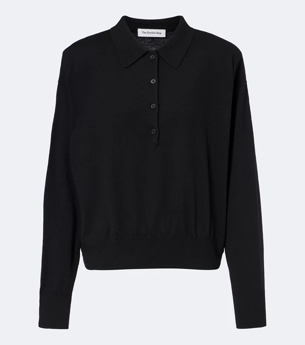 Πουλόβερ polo Croydon από μείγμα μαλλιού, The Frankie Shop.