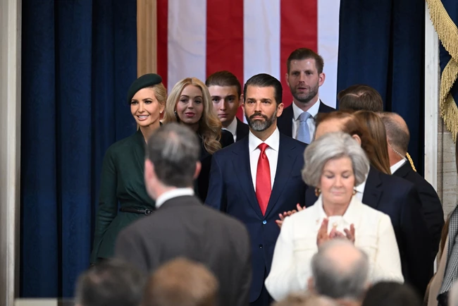 Όλα τα παιδιά του Donald Trump στην τελετή ορκωμοσίας