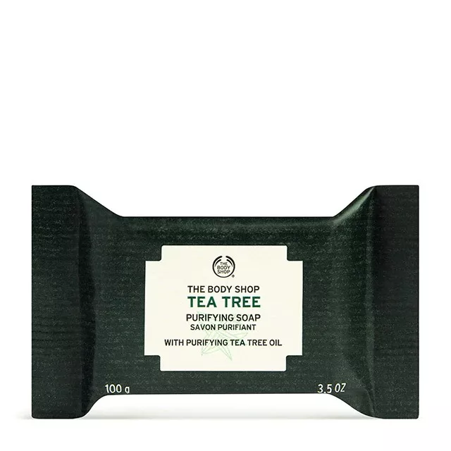 Σαπούνι προσώπου με έλαιο τεϊόδενδρου, Tea Tree Purifying Soap, The Body Shop