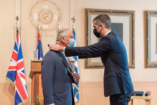 πρίγκιπας Κάρολος στην Αθήνα