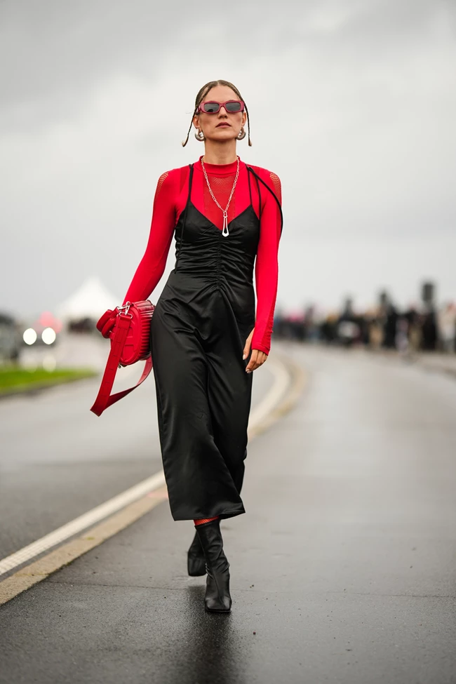 Κόκκινο street style