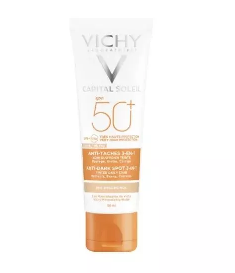 Ideal Soleil Anti-Dark Spot 3 in 1 SPF50+, Vichy (στα φαρμακεία)