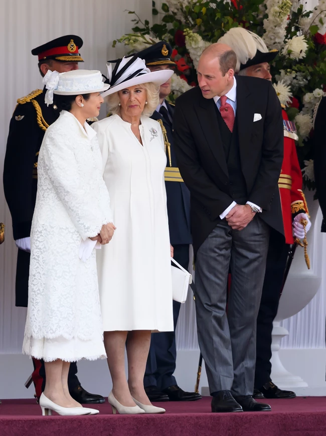 Βασίλισσα Καμίλα, αυτοκράτειρα Masako και πρίγκιπας William