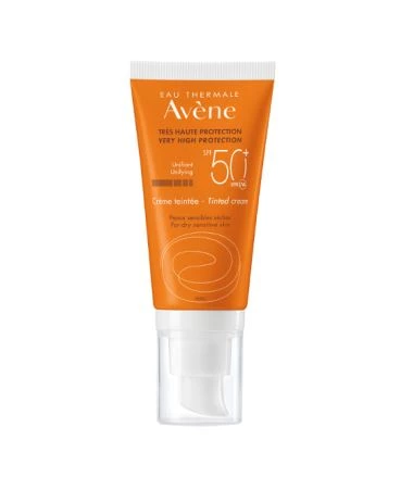 Αντηλιακή κρέμα προσώπου με χρώμα, Tinted Cream SPF50+, Avène (στα φαρμακεία)