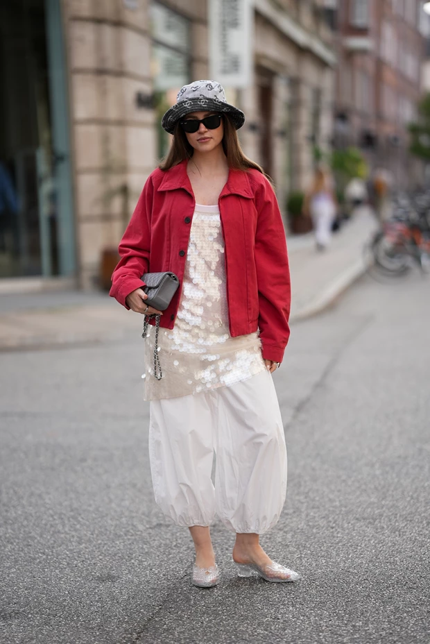 Street style look στην Eβδομάδα Μόδας της Κοπεγχάγης