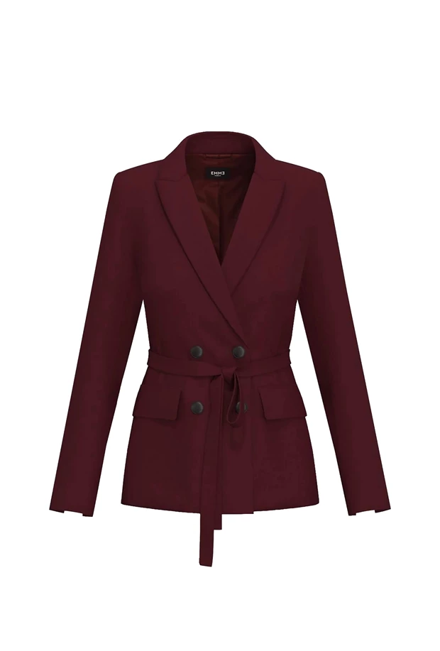 Emme by Marella γυναικειο σακακι με ζωνη Belford
