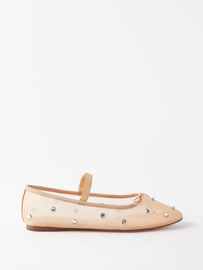 "Leonie" mesh ballet flats, Loeffler Randall