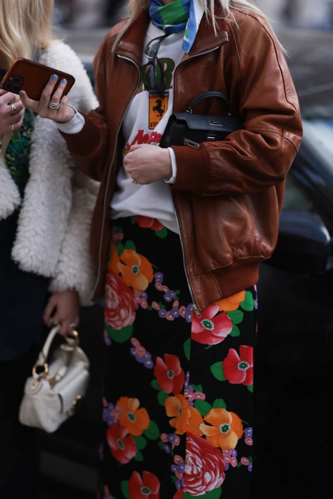 φλοράλ φούστες street style
