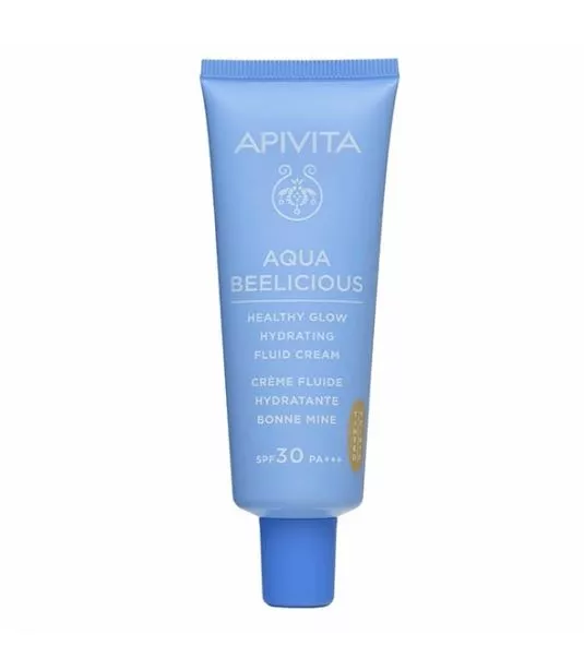 Aqua Beelicious Healthy Glow Hydrating Fluid Cream, APIVITA (στα φαρμακεία)