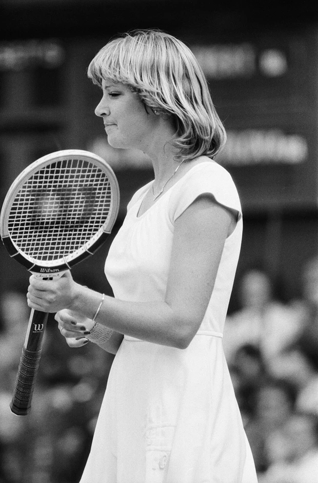 Chris Evert at Wimbledon in 1978