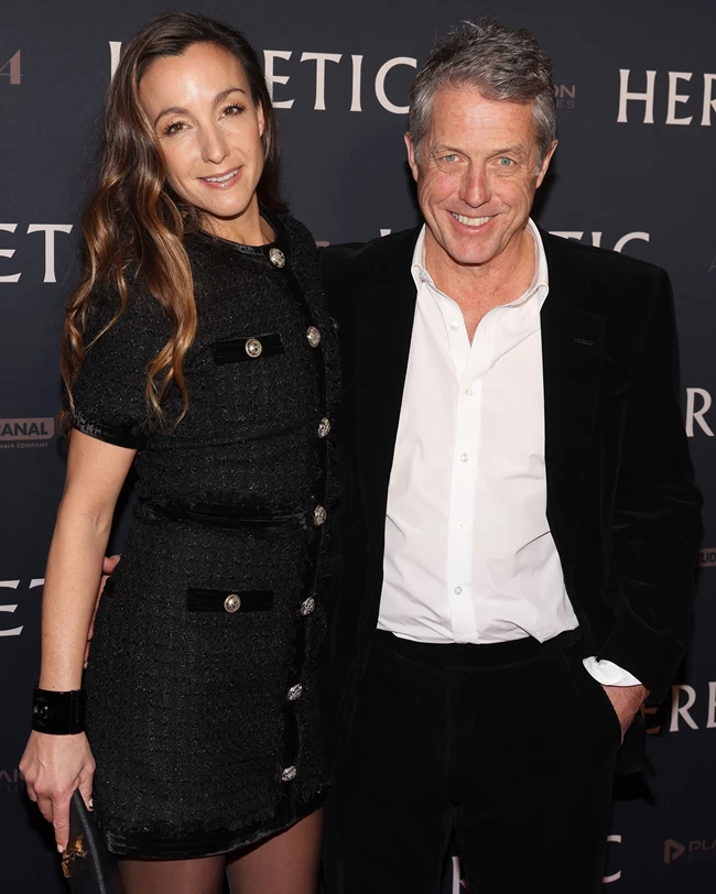 Hugh Grant και Anna Eberstein