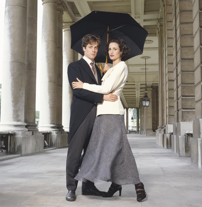 Hugh Grant - Andie MacDowell (Four Weddings and A Funeral)