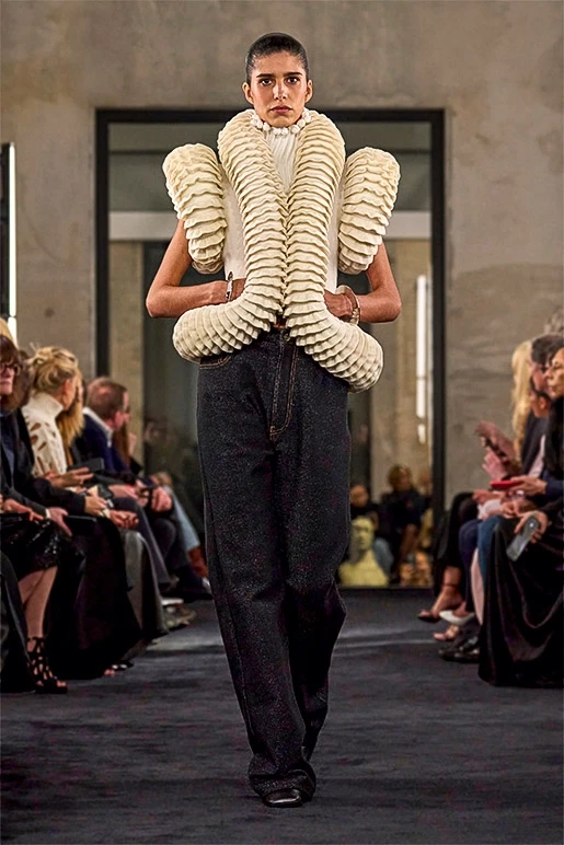 Look από τη συλλογή Καλοκαίρι/ Φθινόπωρο 2025 του οίκου Alaïa.