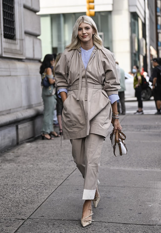 Street style striped shirt