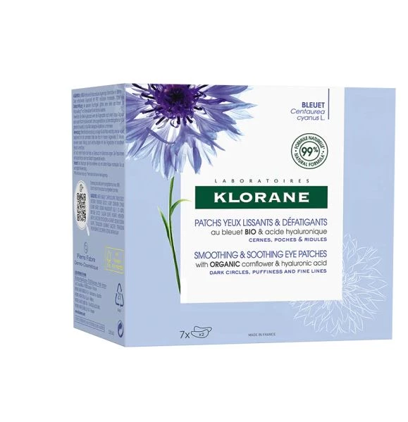 Smoothing & Soothing Eye Patches, Klorane (στα φαρμακεία)