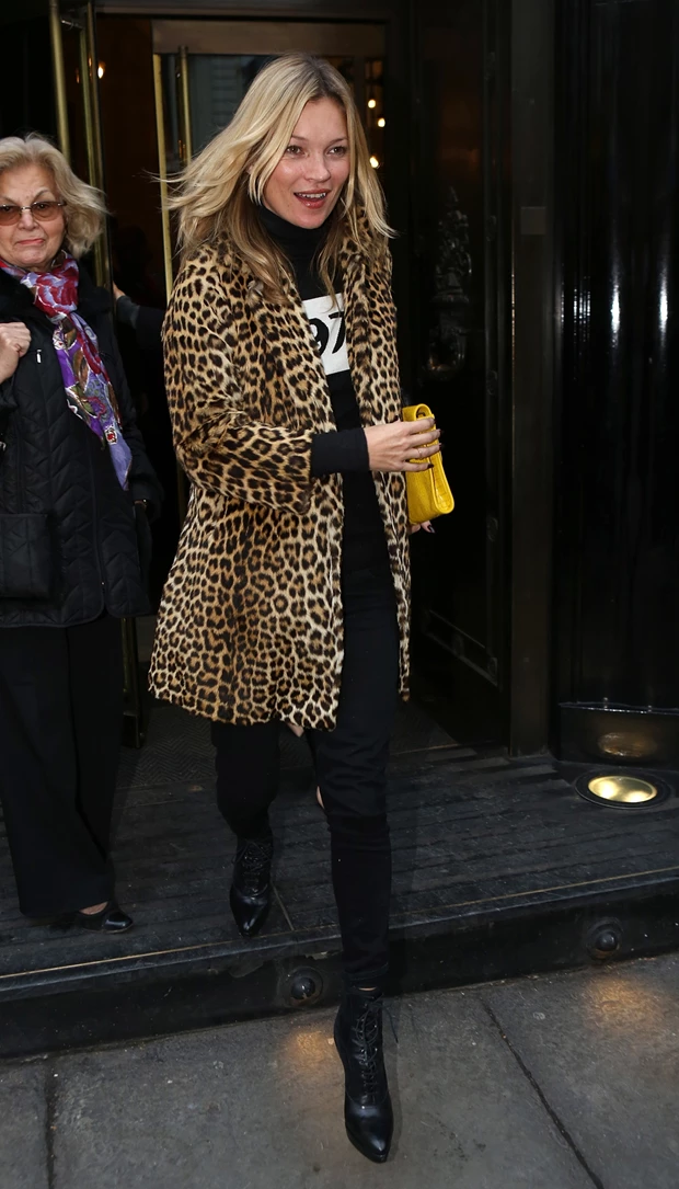 leopard coat celebrities