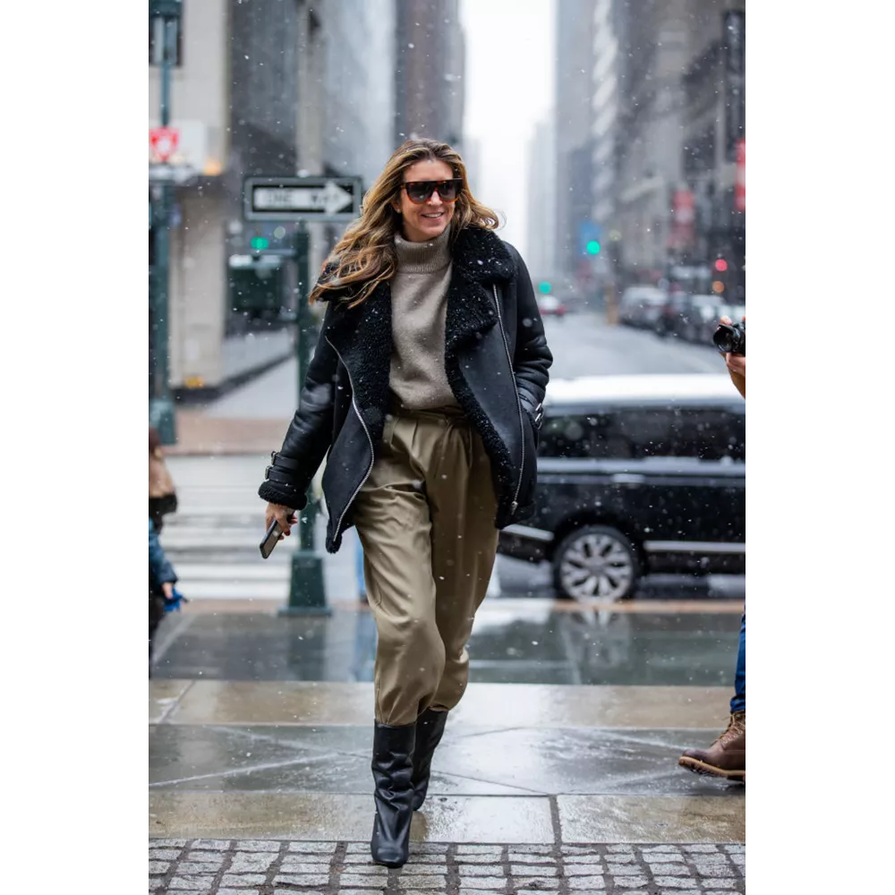 Leather bombers