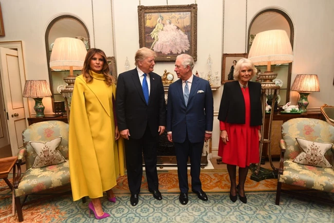Το ζεύγος Trump με τον βασιλιά Κάρολο και τη βασίλισσα Letizia