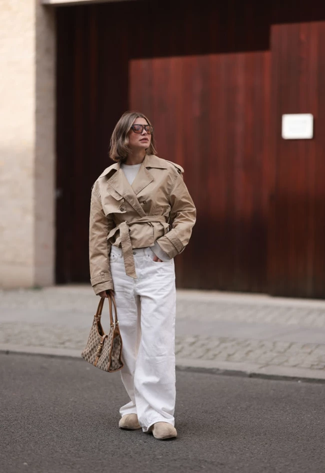 street style καμπαρντίνα