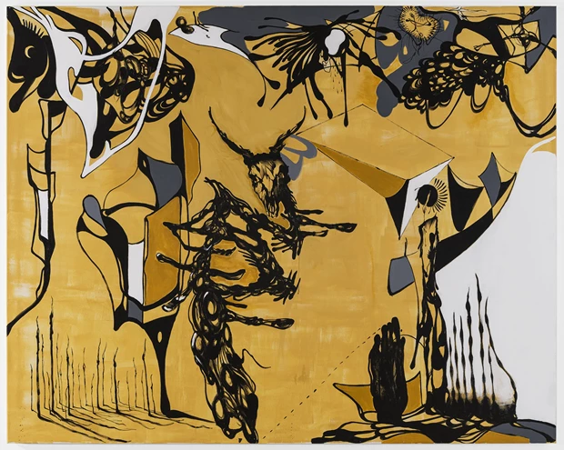 Κωνσταντίνος Σακελλαρίου, Alter ego, Ακρυλικό σε καμβά, 180 x 240 εκ.