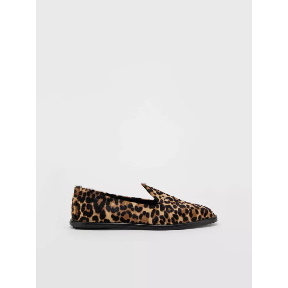 Animal print slippers