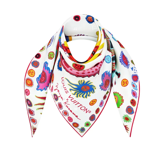 Louis Vuitton x Yayoi Kusama Silk Square 90