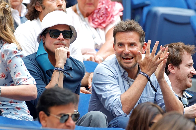 Brad Pitt - Bradley Cooper Us Open