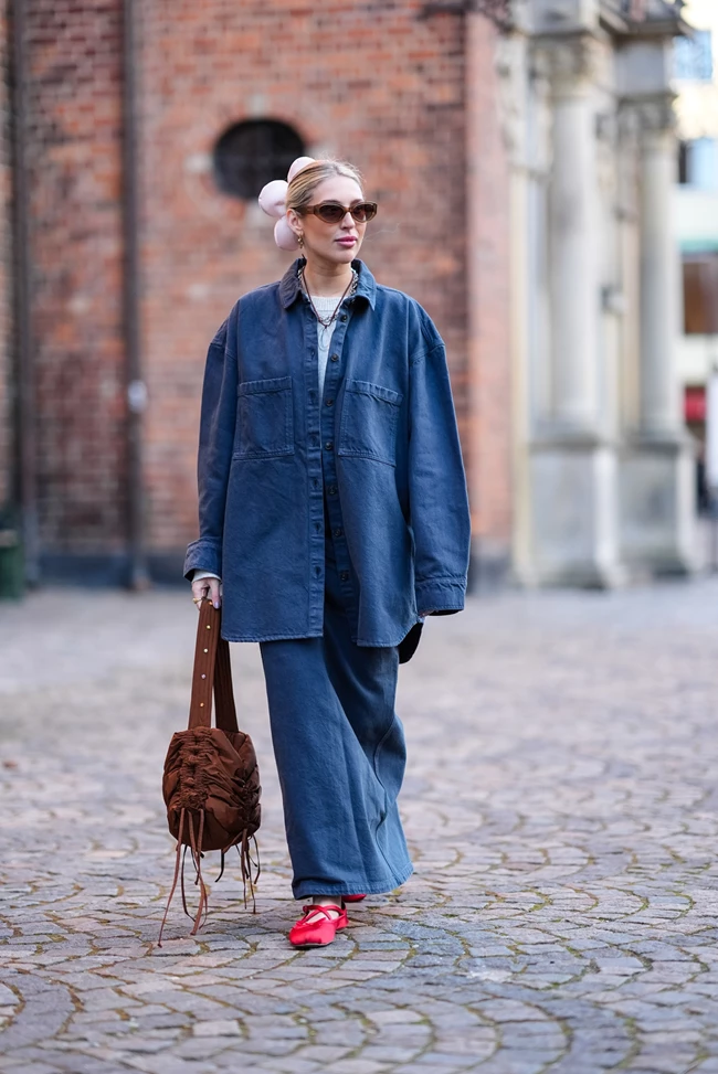 μπαλαρίνες & τζιν street style