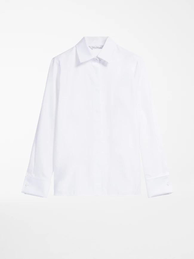 Λευκό βαμβακερό Oxford πουκάμισο Max Mara, Max Mara Boutique.