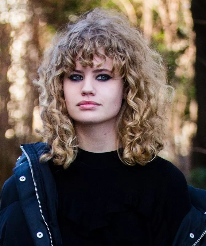 Curly Bangs