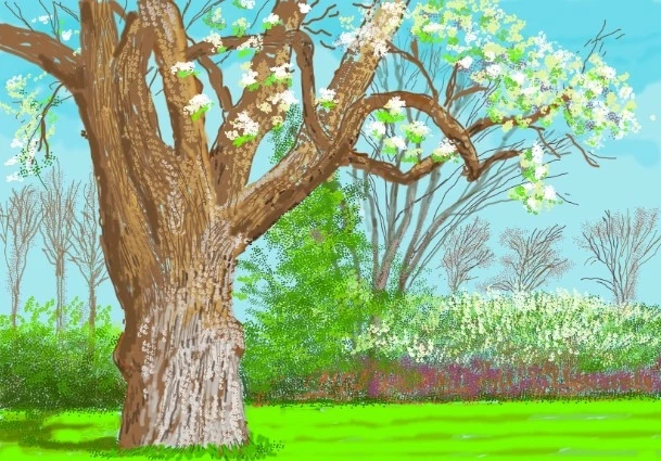 Ο David Hockney παρουσιάζει τη μεγαλύτερη έκθεση που έχει κάνει ποτέ στο Παρίσι