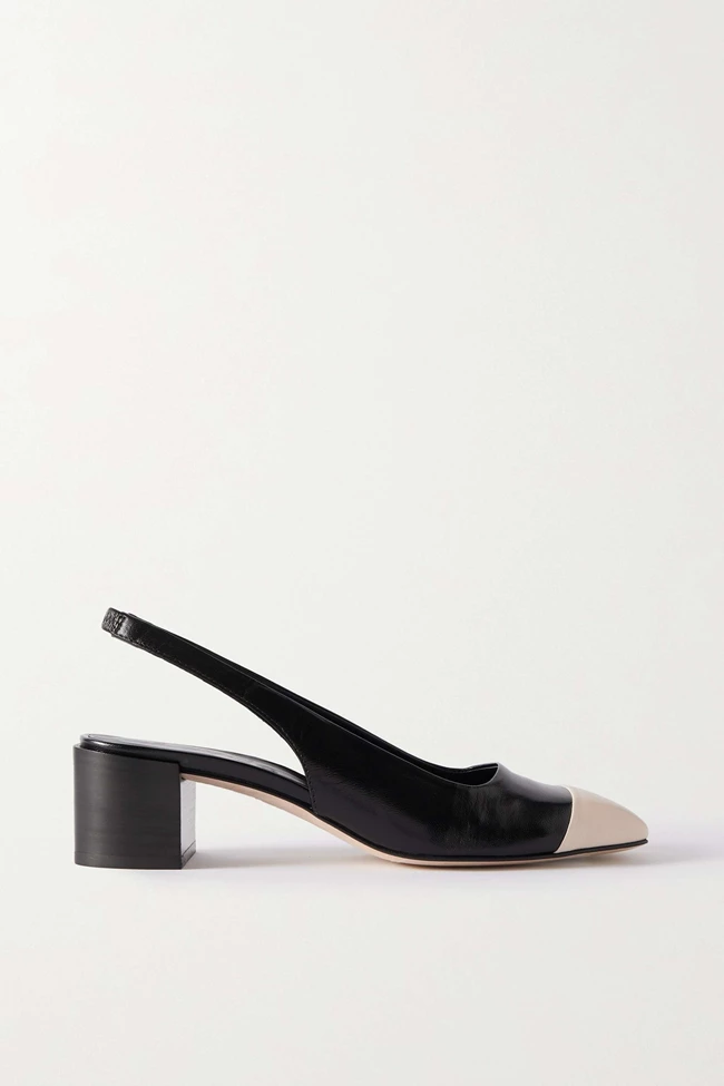 Two- tone "Alessia" slingback γόβες, Αeyde.