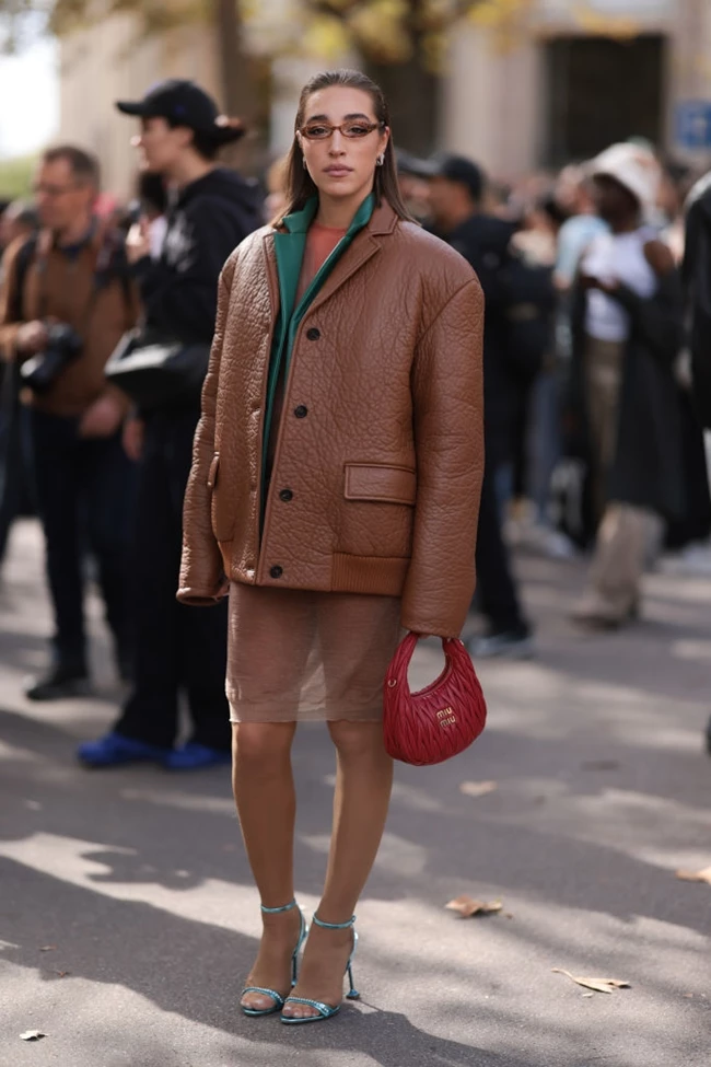 sheer φούστα street style