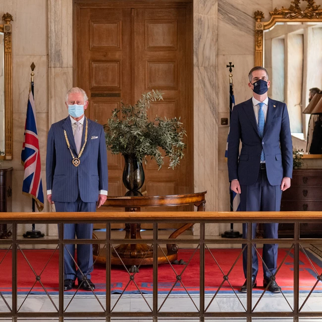 πρίγκιπας Κάρολος στην Αθήνα