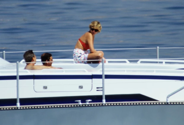 Diana και τέως βασιλιάς Κωνσταντίνος και Κάρολος