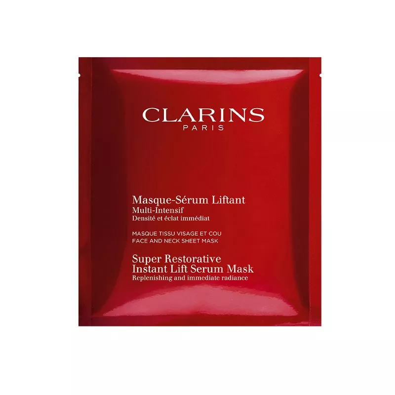Μάσκα αναζωογόνησης, Super Restorative Instant Lift Serum Mask, Clarins