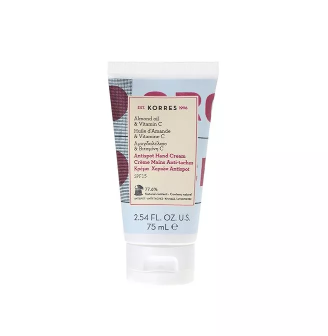Almond Oil & Vitamin C Antispot Hand Cream SPF15, KORRES (στα φαρμακεία)