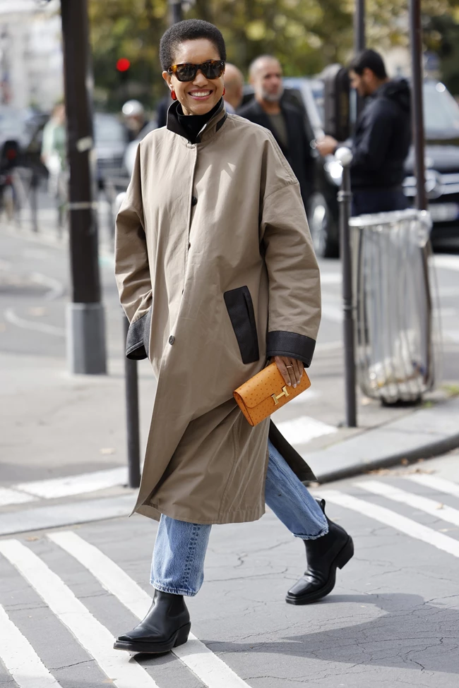 beige street style