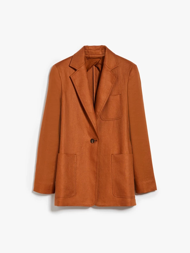 Λινό blazer Max Mara, Max Mara boutique.