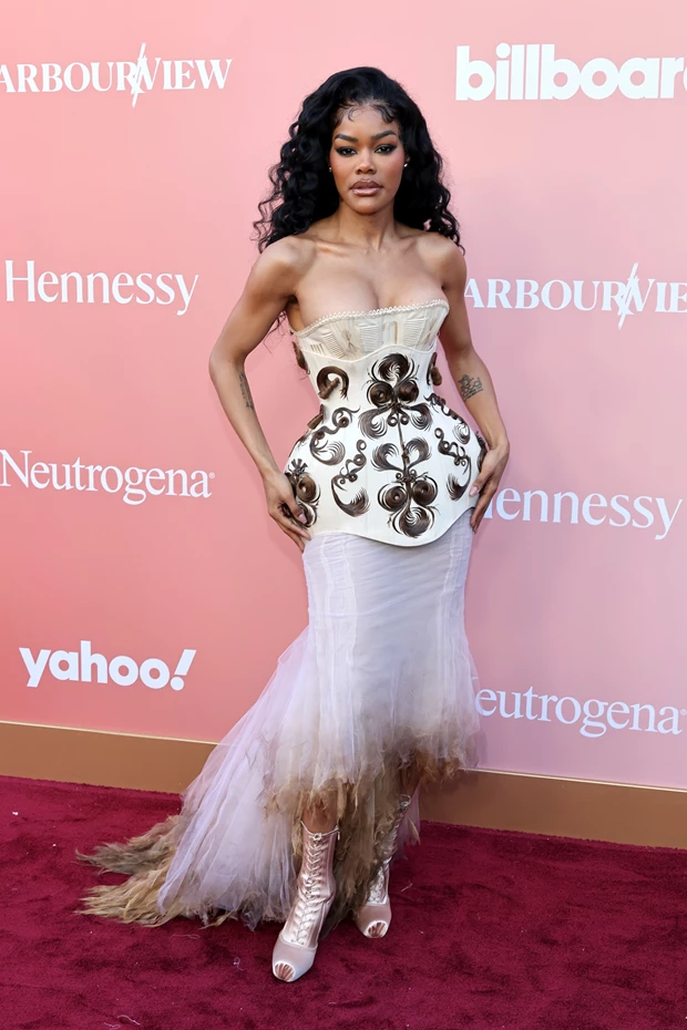Teyana Taylor in Ashi Studio at the 2026 Billboard Women in Music Awards