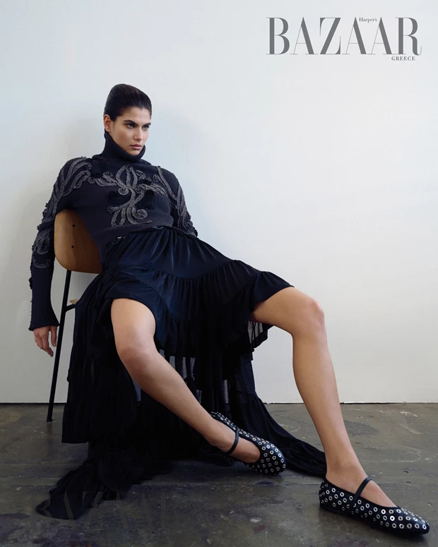 Ανθή Φακιδάρη - Harper's Bazaar Greece Cover Dec2025