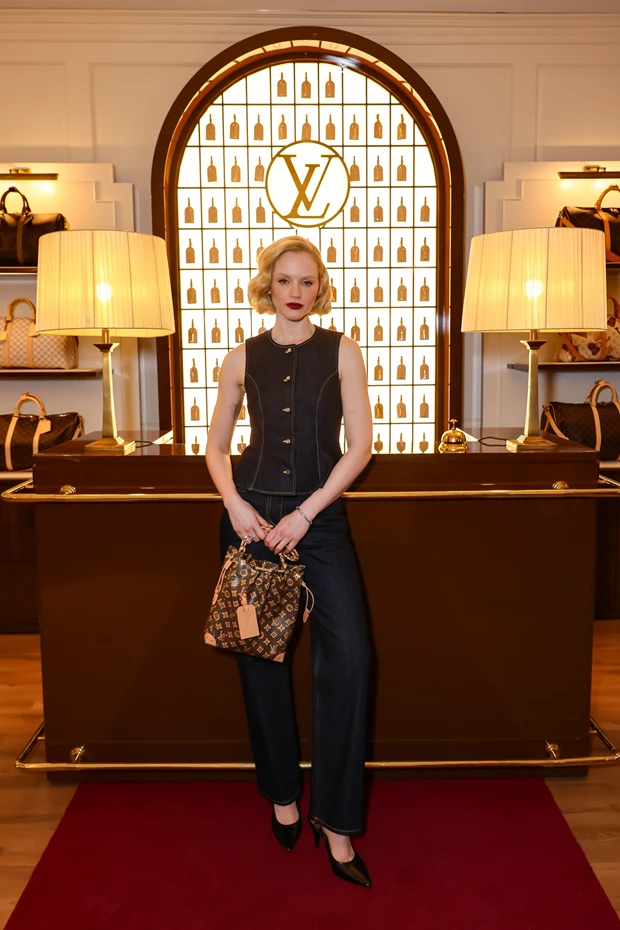 Emma Laird Louis Vuitton Hotel pop-up