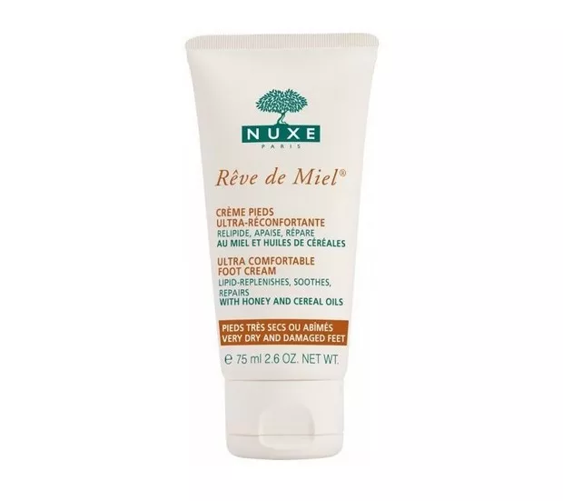 Κρέμα ποδιών με πλούσια υφή, Reve de Miel Ultra-Comfortable Foot Cream, Nuxe