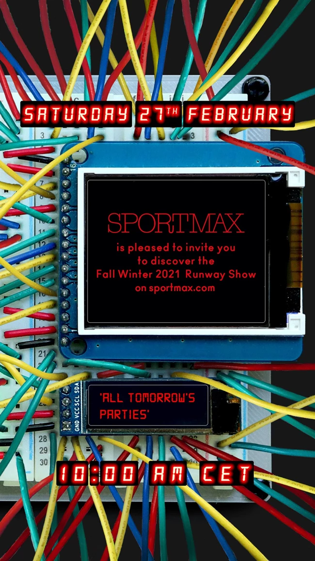 Sportmax | Παρακολουθήστε live στο show για τη συλλογή FW21