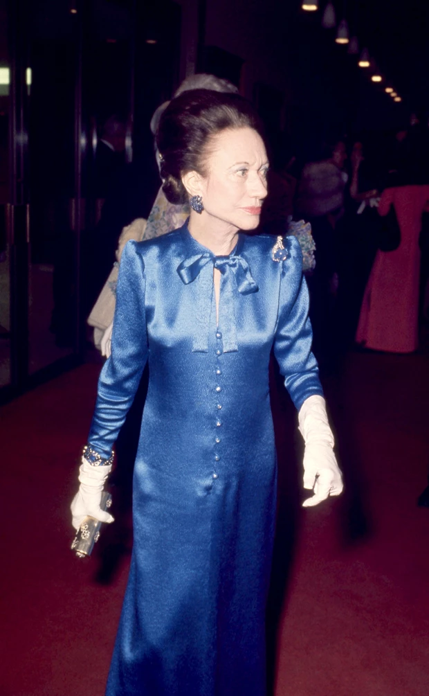 Wallis Simpson, attends The Metropolitan Museum of Art's, Costume Institute Gala (The Met) in New York, New York, April 23, 1974.