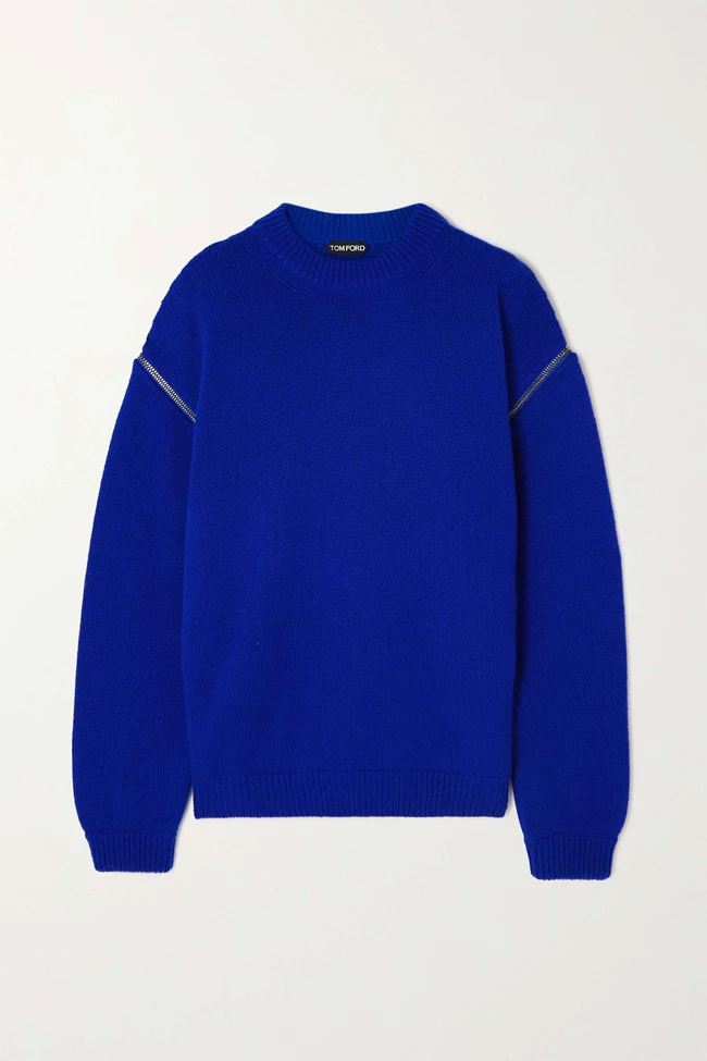Κασμιρένιο πουλόβερ με φερμουάρ, Tom Ford.