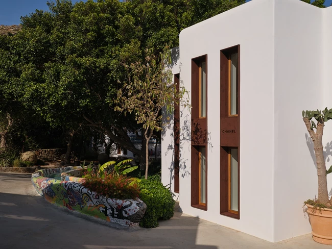 Chanel seasonal boutique mykonos