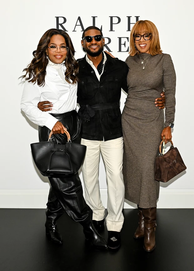 Oprah Winfrey, Usher and Gayle King