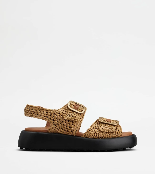 Σανδάλια raffia Tod's, Tod's Boutique & Kalogirou.