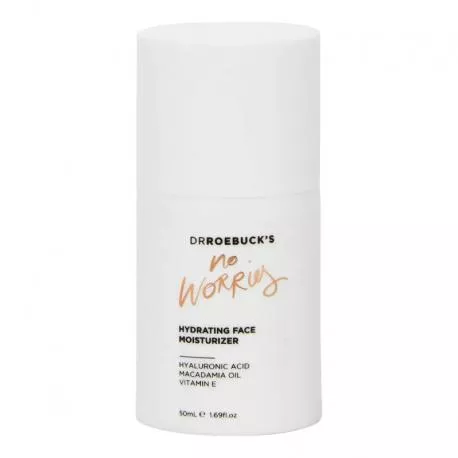 Ελαφριά αντιγηραντική κρέμα προσώπου, No Worries Hydrating Face Moisturizer, Dr Roebuck's (στα sephora)
